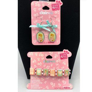 Kitty Cat Kitten Bracelet & Earrings Set – Studio Pets by Myrna